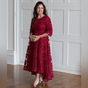 Dainty Jewells One Enchanting Evening Dress in Burgundy